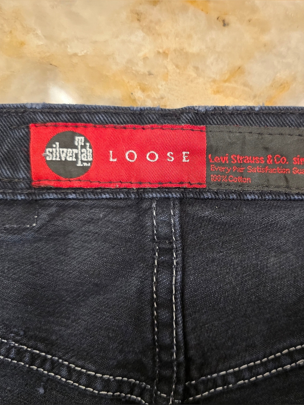 Levi's Vintage SilverTab loose fit denim pants 32X34 Navy Blue